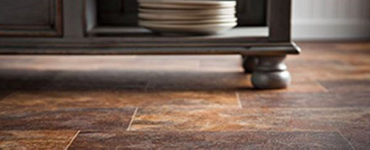 Elegant ceramic tiles in earth tones